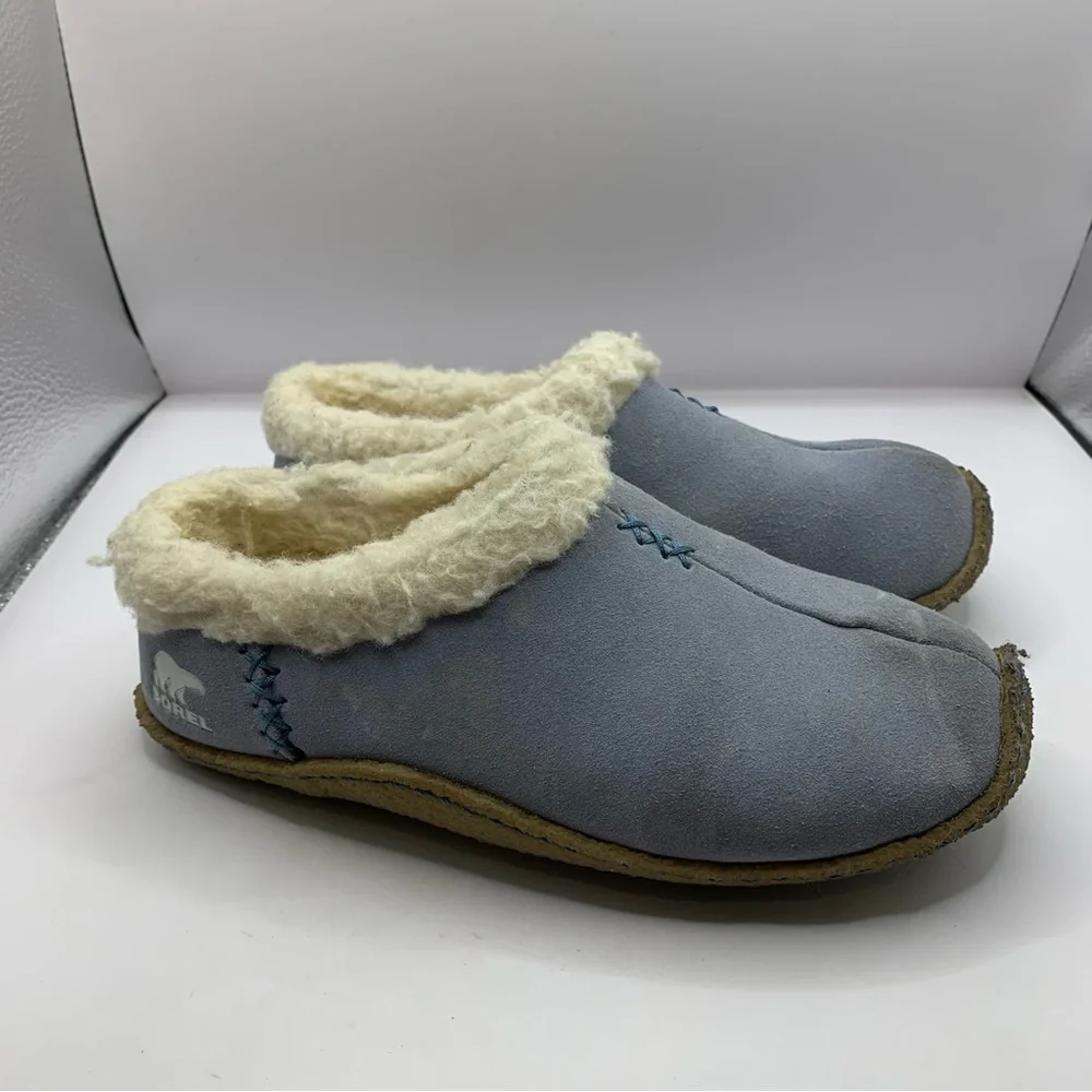 Sorrel cozy slippers size 2 blue big girl